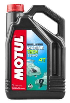 Motul OLJE 25W40 5L MARINE TECH 4T NMMA FC-WTM