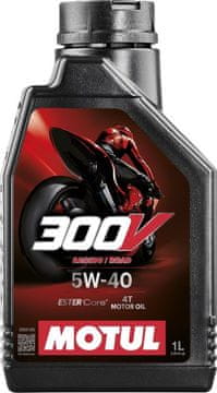 Motul OLJE 5W40 1L 300V TOVARNIŠKA LINIJA CESTNI DIRKALNI/ESTRSKI ORIGINAL/MOTORJI