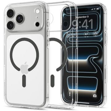 Spigen Spigen Ultra Hybrid MagSafe ovitek za iPhone 18 Pro Max / 17 Pro Max - Prozoren grafit