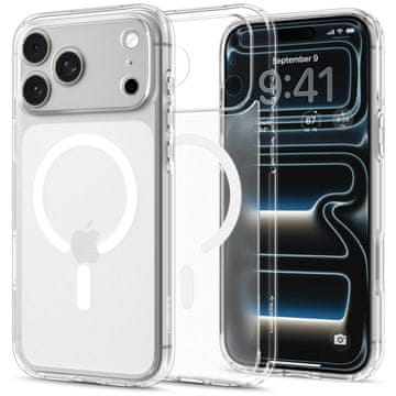 Spigen Spigen Ultra Hybrid MagSafe ovitek za iPhone 18 Pro Max / 17 Pro Max - Frost bela