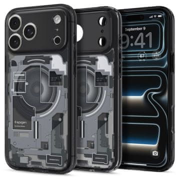 Spigen Spigen Ultra Hybrid MagSafe Zero One ovitek za iPhone 18 Pro / 17 Pro - Črna