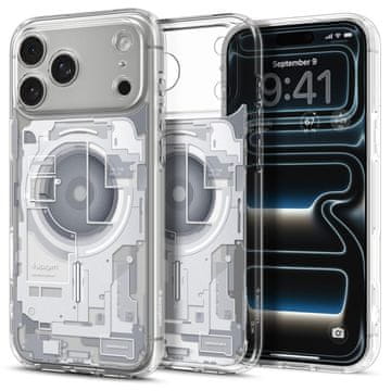 Spigen Spigen Ultra Hybrid MagSafe Zero One ovitek za iPhone 18 Pro / 17 Pro - Bela