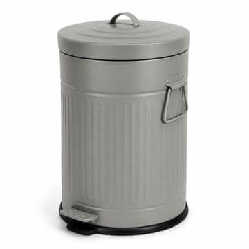 Northix Siv koš za smeti s pedalom, 20 l, mehko zapiranje, kuhinja/pisarna