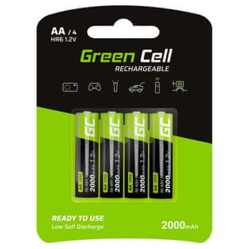 Green Cell  GR02 AA baterija 2000 mAh, NiMH, 1,2 V