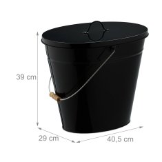 Northix Pepelnik s pokrovom 18,5 L