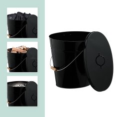 Northix Pepelnik s pokrovom 18,5 L