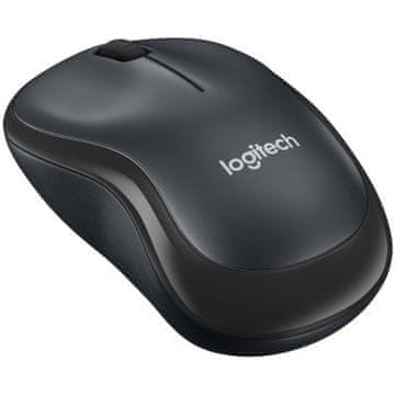 shumee LOGI M220 (910-004878) tiha Charcoal črna brezžična miška