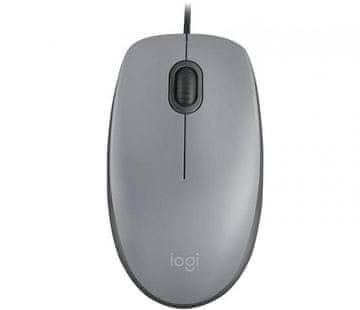 shumee LOGI M110 tiha 910-006760 siva miška