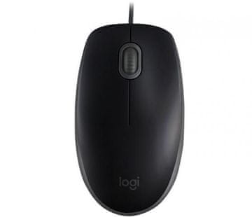shumee LOGI B110 (910-005508) tiha črna miška
