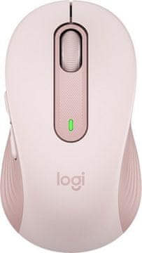shumee LOGI Signature M650 Srednja roza brezžična miška 910-006254