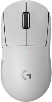 shumee LOGI PRO X SUPERLIGHT 2 LIGHTSPEED 910-006638 bela brezžična gaming miška