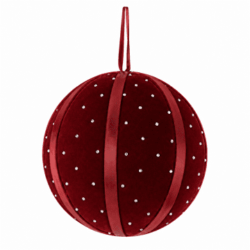 Rayher.	 Balonček žametni 15cm rdeč