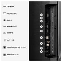 Hisense Hi-QLED pametni televizor, 109,22 cm (43), 60 Hz, Dolby Vision in Dolby Atmos, črni (43E79S)