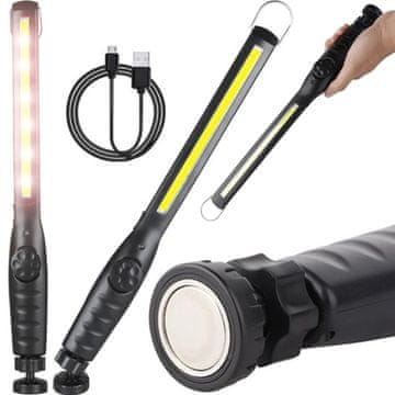 LAMPA RTO E221 akumulatorska delovna svetilka, COB LED, 8W