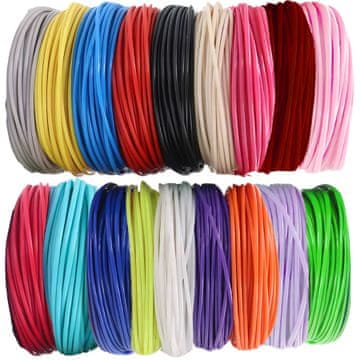 Retoo FILAMENT PLA 1,75 mm VLOŽKI ZA 3D-PERO 100 m 20 BARV x 5 m – D038