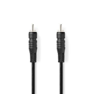 Nedis Digitalni avdio kabel | RCA Hane | RCA Hane | ponikljana | 2,00 m | Okrogla | PVC | Svart | Låda