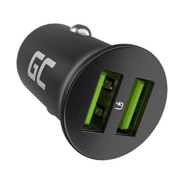 Green Cell Green Cell GC PowerRide Nano36 avtopolnilnik 36 W z 2x USB-A in Ultra Charge