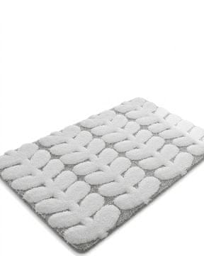 Kopalniška preproga siva 61x92 cm, vpojna in protizdrsna kopalniška preproga s TPR podlago, mehka gosta vlakna za udobje, pralna v pralnem stroju, primerna za kopalnico, pralnico in prostor ob kadi