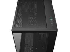 DEEPCOOL Računalniško ohišje CG530, ATX, Midi-Tower, kaljeno steklo, črno