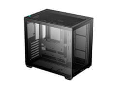 DEEPCOOL Računalniško ohišje CG530, ATX, Midi-Tower, kaljeno steklo, črno