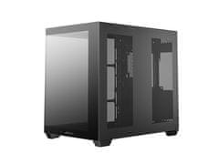 DEEPCOOL Računalniško ohišje CG530, ATX, Midi-Tower, kaljeno steklo, črno