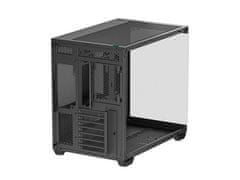 DEEPCOOL Računalniško ohišje CG530, ATX, Midi-Tower, kaljeno steklo, črno