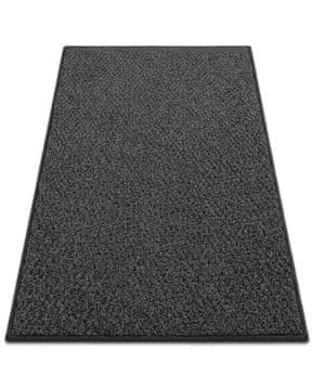 Vhodni predpražnik 60x90 cm siv, vpojen in protizdrsen lovilec umazanije, trpežna preproga za dom, pisarno ali garažo, pralna tekstilna podloga z gumijasto podlago za hitro sušenje in varno uporabo
