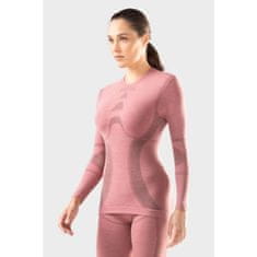 IRON-IC Merino 40 Thermic Rose – ženska termo majica z merino volno, M/L