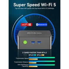 GMKtec Mini PC GMKtec G3S Intel N95 16GB RAM + 512GB SSD WIN 11 Pro
