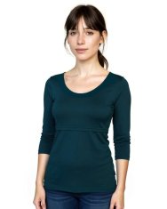 Jožánek Majica za dojenje Katarina, 3/4 rokavi L/XL steklenico zelena