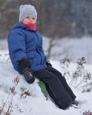 Jožánek Otroška zimska jakna z lepljenimi šivi 110 modra