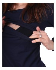 Jožánek Majica za dojenje Katarina, dolgi rokav XS/S temno modra
