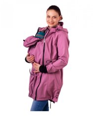 Jožánek Softshell jakna 3v1 za nosečnost in nošenje otroka Andrea M do 165 cm roza