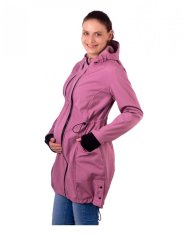 Jožánek Softshell jakna 3v1 za nosečnost in nošenje otroka Andrea M do 165 cm roza