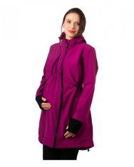 Jožánek Softshell jakna 3v1 za nosečnost in nošenje otroka Andrea do 165 cm fuksija