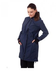 Jožánek Softshell jakna 3v1 za nosečnost in nošenje otroka Andrea M do 165 cm temno modra