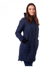 Jožánek Softshell jakna 3v1 za nosečnost in nošenje otroka Andrea M do 165 cm temno modra