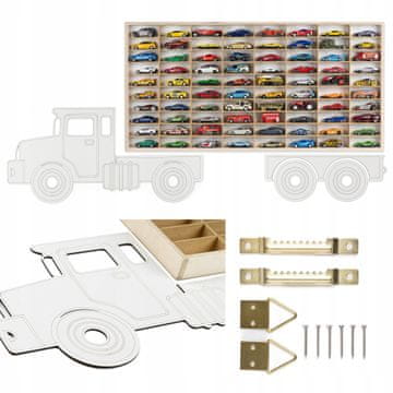 POLICA ZA VZMETI MATCHBOX/HOT WHEELS - LESENA - OD PROIZVAJALCA - HIT