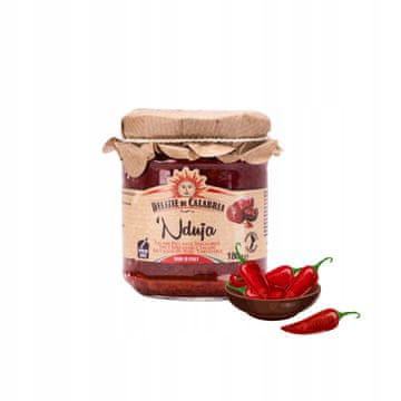 Nduja pikantna salamna omaka s čilijem Delizie Di Calabria 180 g