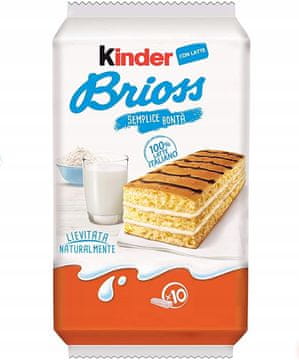 KINDER Brioss mlečni kremni zvitki 270 g