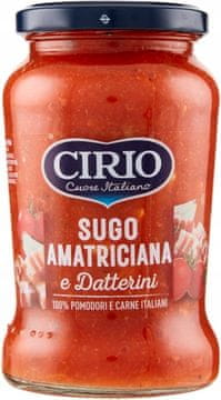 CIRIO Sugo Amatriciana Datterini paradižnikova omaka s slanino 350 g