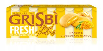 Grisbì piškoti z mangom in belo čokolado 112 g