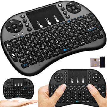 Retoo BREZŽIČNA MINI TIPKOVNICA i8 SMART TV BLUETOOTH -E151