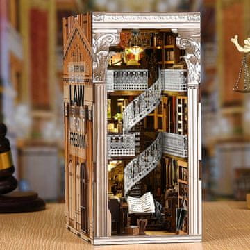 Miniaturna hiša Book Nook - Pravna knjižnica*