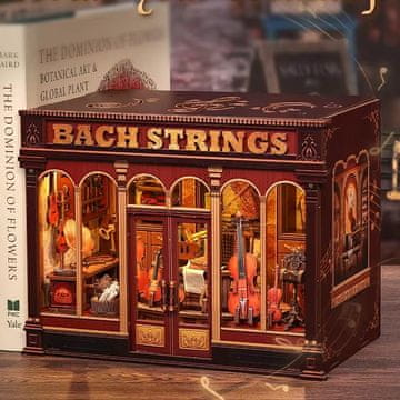 Miniaturna hišica Book Nook - Bachove note*
