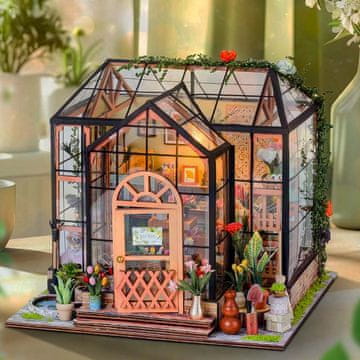 HABARRI Miniaturna DIY hiša - Dišeči rastlinjak*