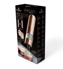Berlingerhaus Mlinček za sol in poper BH-1905 električni set 2 kosa Rosegold Metallic Line