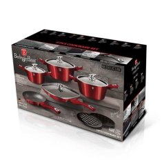 Berlingerhaus Set posod BH-7142 11 ks Burgundy Metallic Line