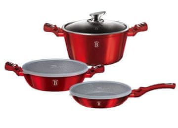 Berlingerhaus Set posod BH-7046 6 pcs Burgundy Metallic Line