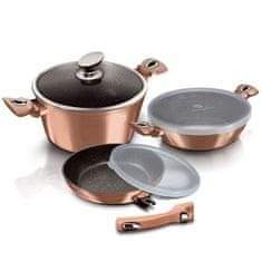 Berlingerhaus Set posod BH-7051 6 ks Rosegold Metallic Line